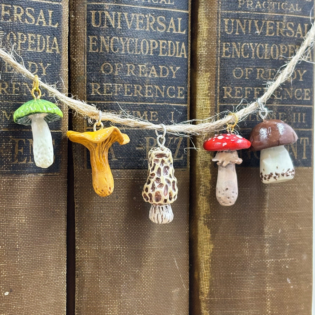 Wild Toadstool Charms - Five Pack