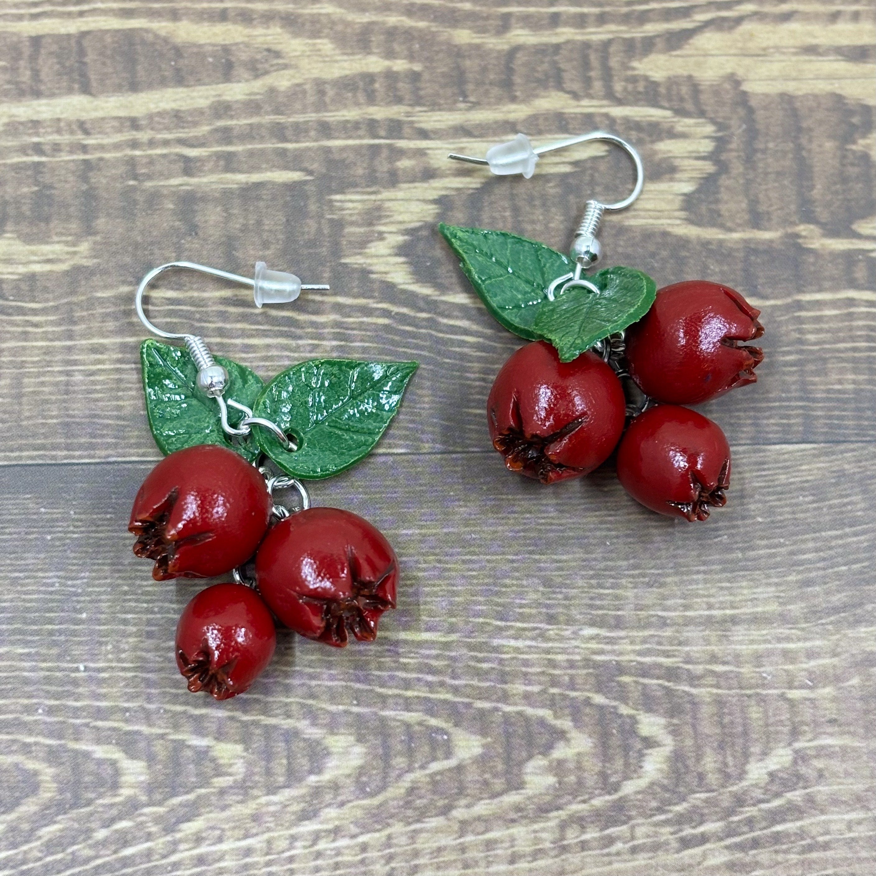 Wild Cranberry Earrings