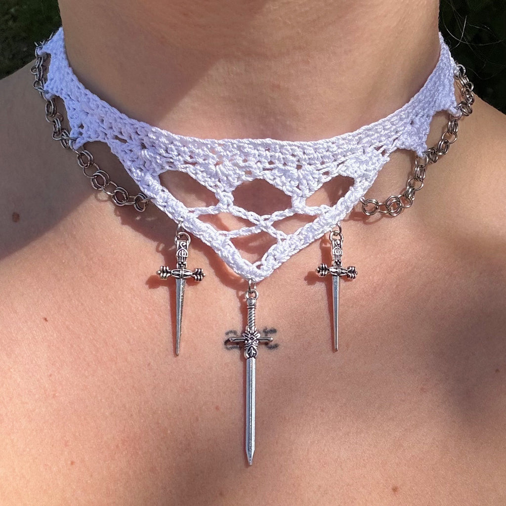 Paladin Crochet Choker