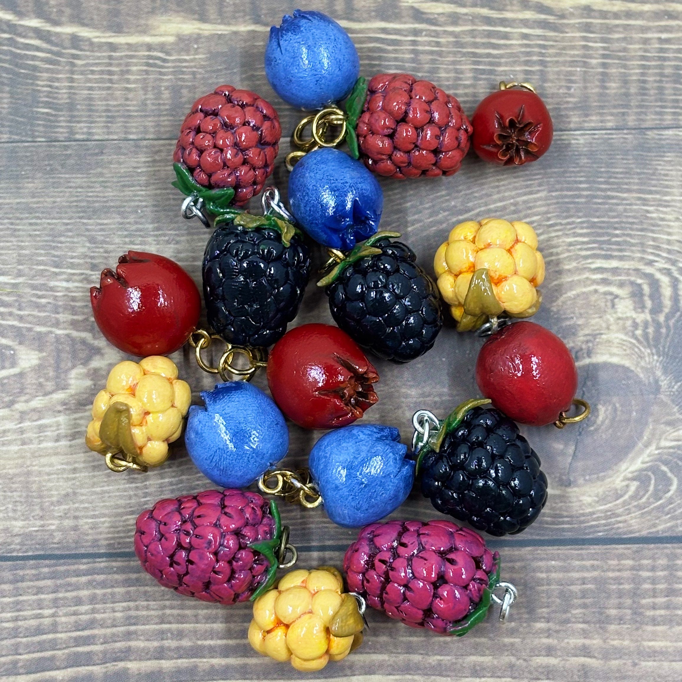 Forager's Wild Berries Charms - Five Pack