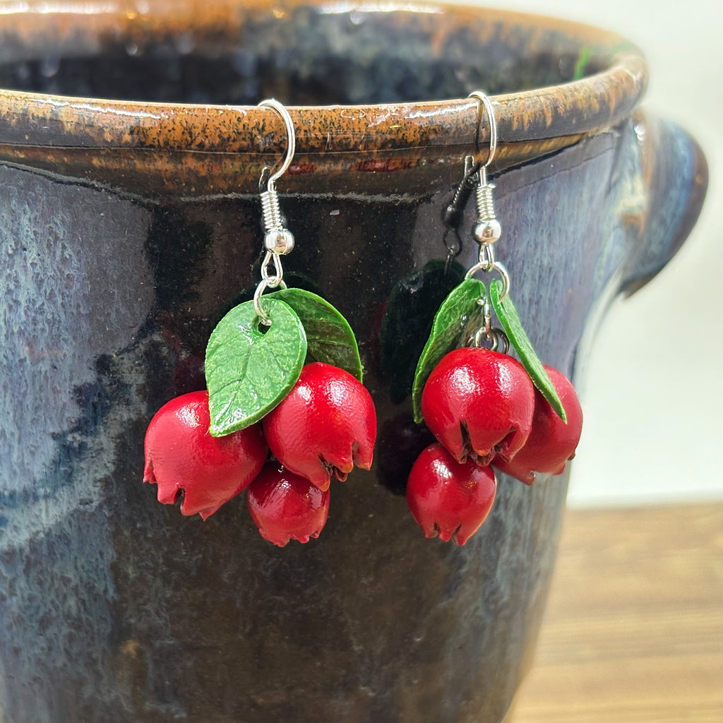 Wild Cranberry Earrings