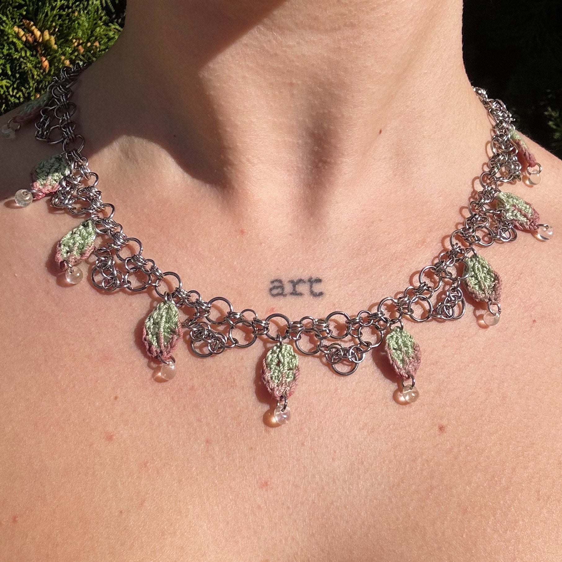 Enchanted Grove Chainmail Necklace