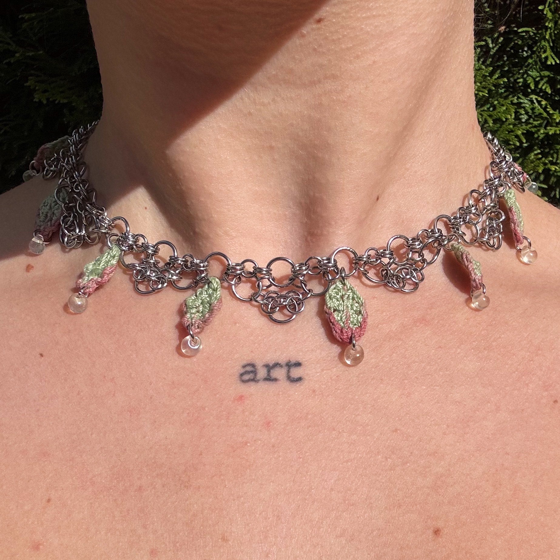 Enchanted Grove Chainmail Necklace